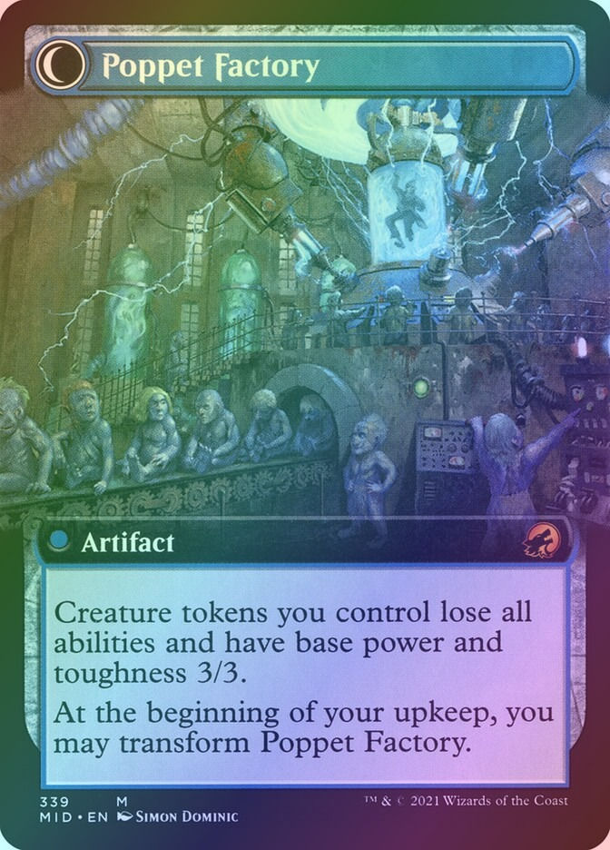 Poppet Stitcher // Poppet Factory (MID) (339) / Extended Art / Foil — cara 2 de 2