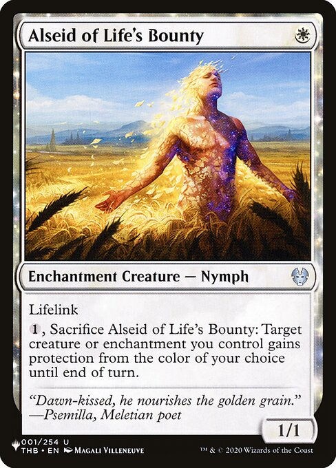 Alseid of Life's Bounty (PLST) (THB-1)