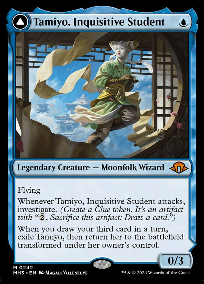 Tamiyo, Inquisitive Student // Tamiyo, Seasoned Scholar (MH3) (242)