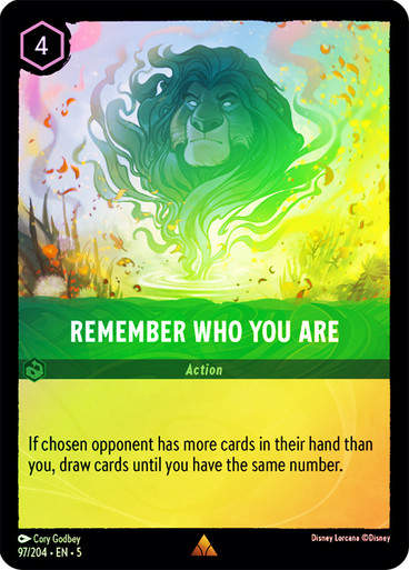 Remember Who You Are (LOR_SHS) / Foil
