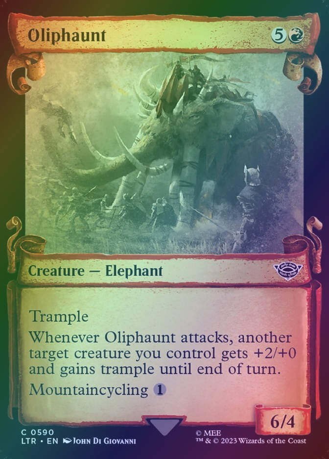 Oliphaunt (LTR) (590) / Showcase / Foil