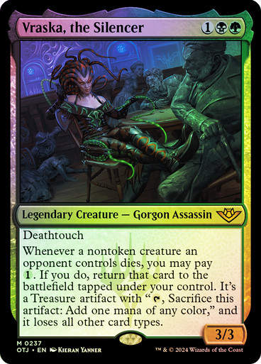 Vraska, the Silencer (otj) (237) / Foil