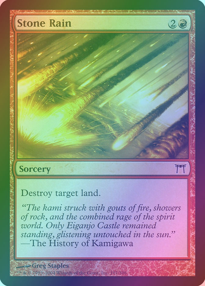 Stone Rain (CHK) (191) / Foil
