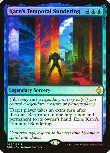Karn, Scion of Urza (DOM) (1) / Foil