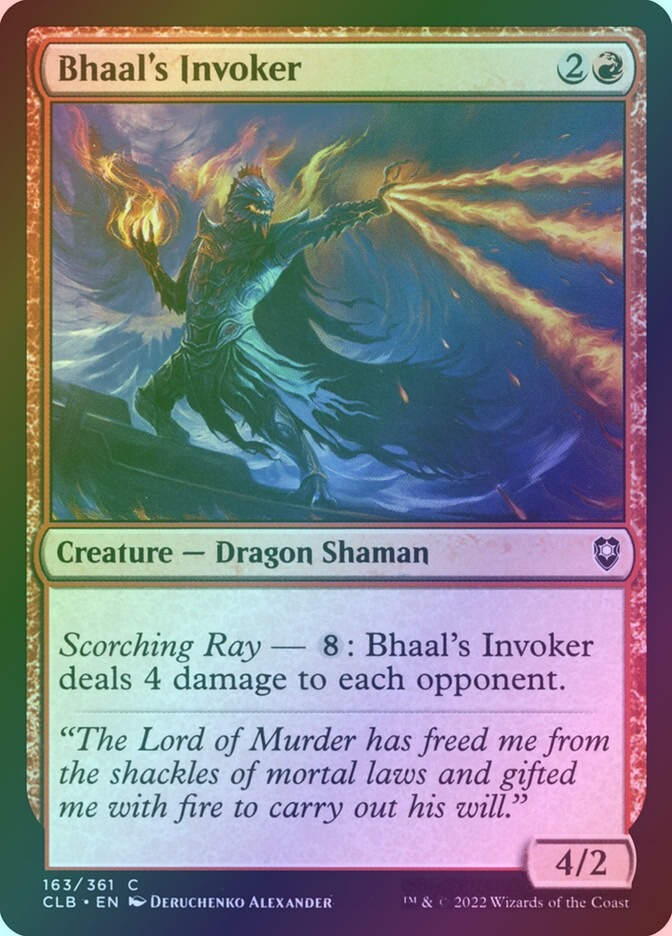 Bhaal's Invoker (CLB) (163) / Foil