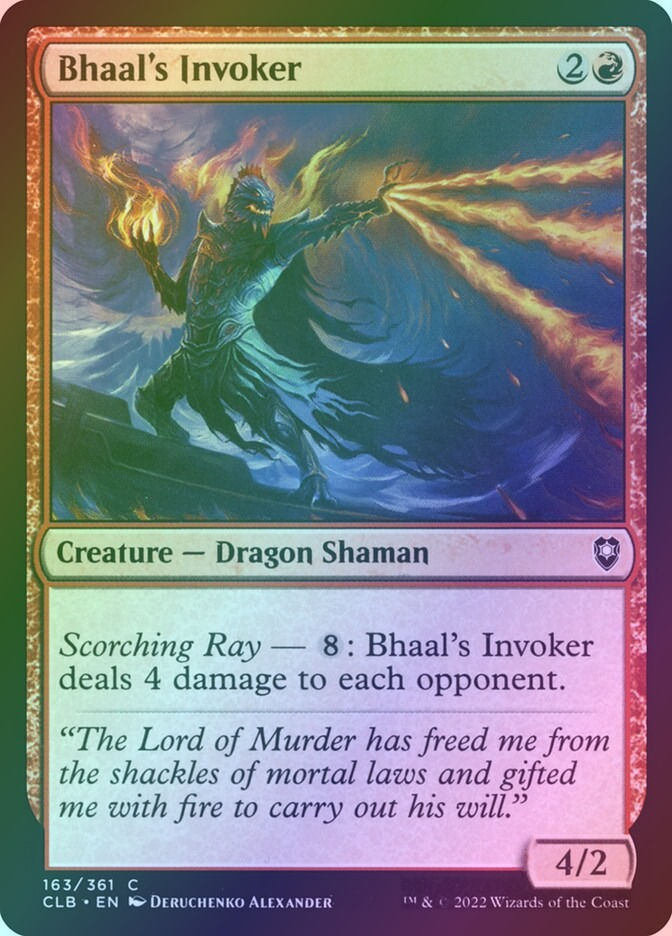 Bhaal's Invoker (CLB) (163) / Foil