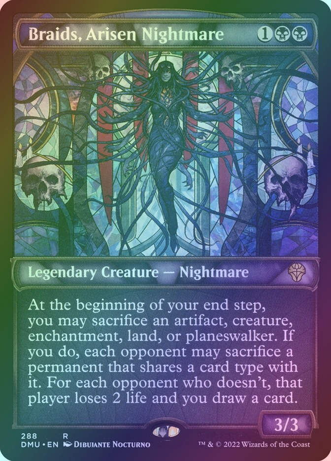 Braids, Arisen Nightmare (DMU) (288) / Showcase / Foil