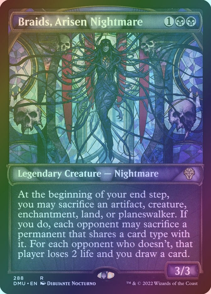 Braids, Arisen Nightmare (DMU) (288) / Showcase / Foil