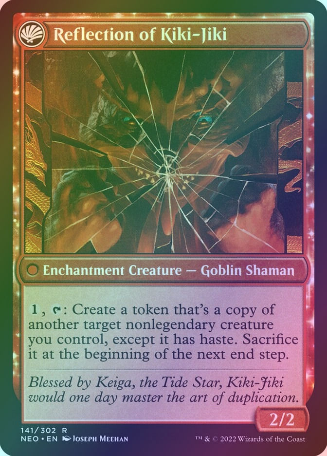 Fable of the Mirror-Breaker // Reflection of Kiki-Jiki (NEO) (141) / Foil — cara 2 de 2