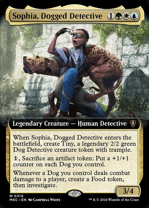 Sophia, Dogged Detective (mkc) (319) / Extended Art