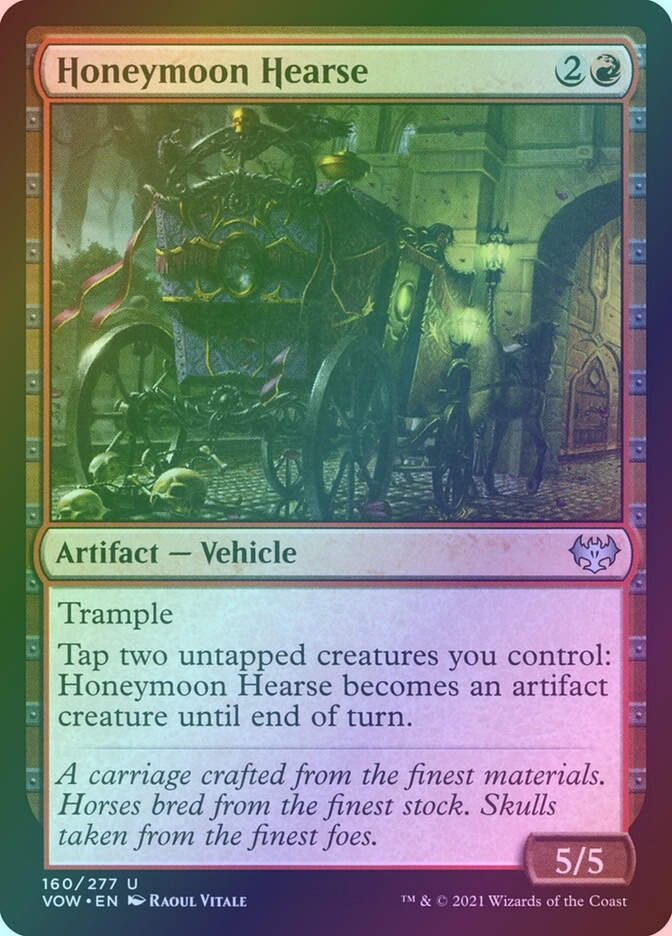 Honeymoon Hearse (VOW) (160) / Foil