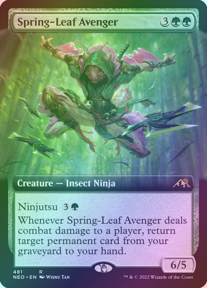 Spring-Leaf Avenger (NEO) (481) / Extended Art / Foil
