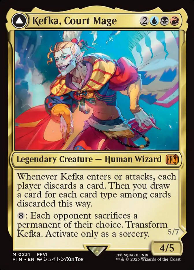 Kefka, Court Mage // Kefka, Ruler of Ruin (FIN) (231)