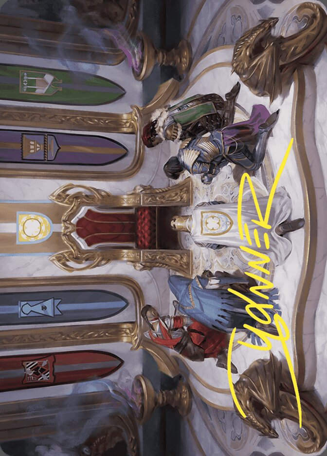 Throne of Eldraine (AWOE) (55) / Firma Dorada