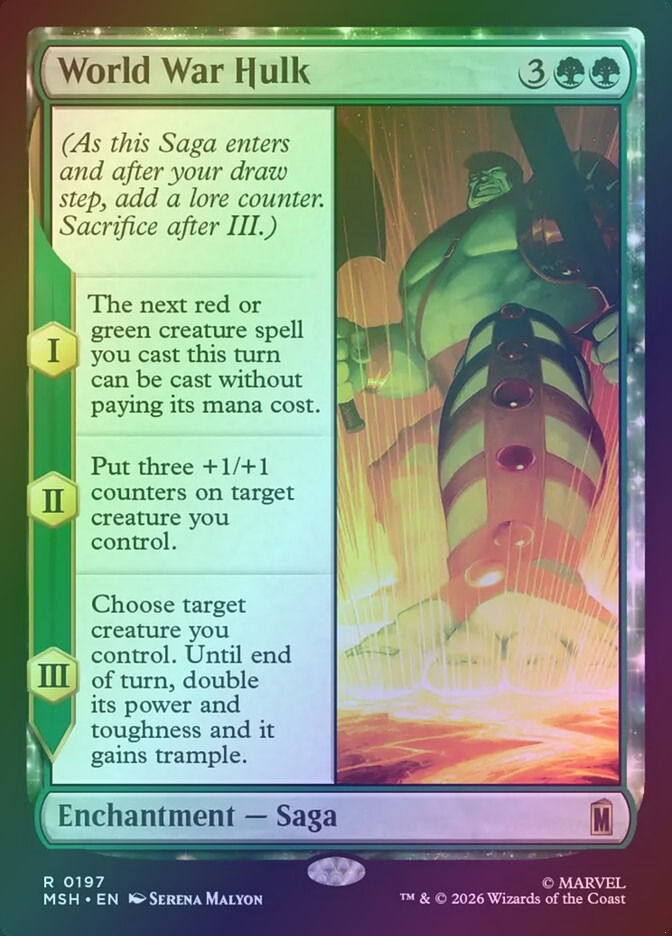 World War Hulk (MSH) (197) / Foil