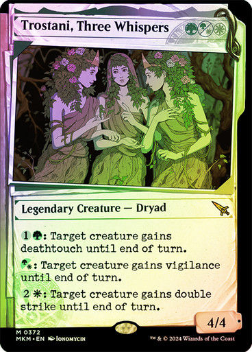 Trostani, Three Whispers (mkm) (372) / Showcase Foil