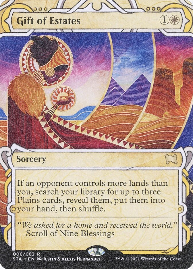 Gift of Estates (STA) (6) / Borderless / Showcase / Foil Etched