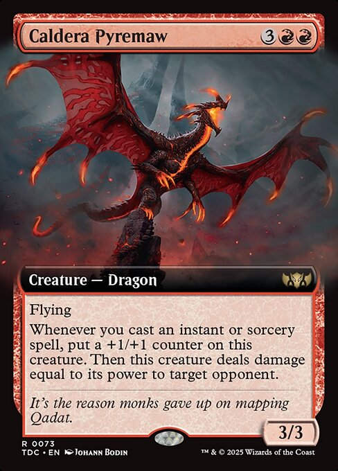 Caldera Pyremaw (TDC) (73) / Extended Art
