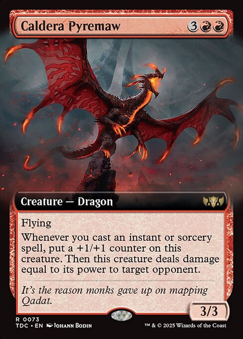 Caldera Pyremaw (TDC) (73) / Extended Art