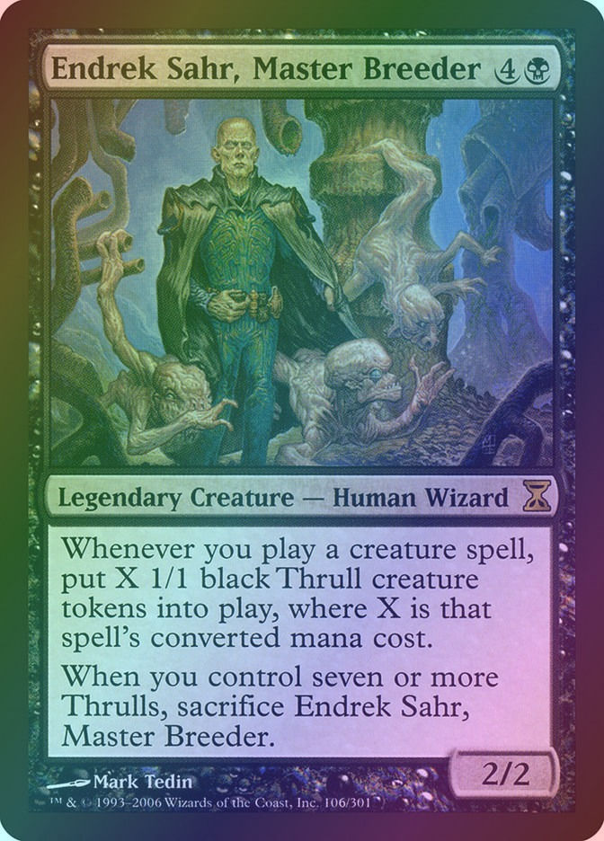 Endrek Sahr, Master Breeder (TSP) (106) / Foil