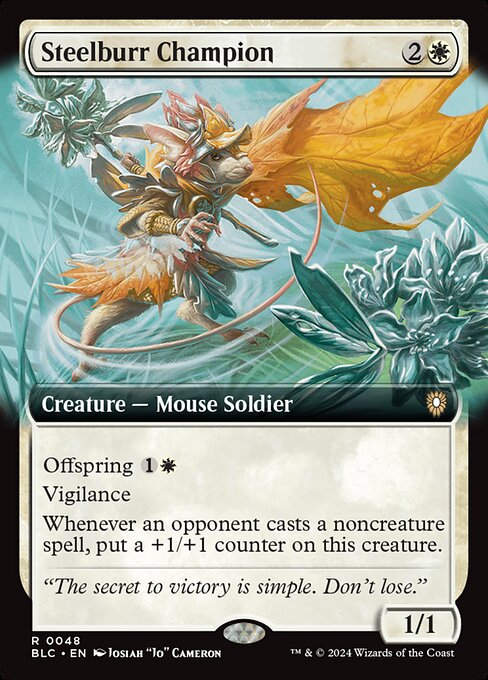 Steelburr Champion (blc) (48) / Extended Art