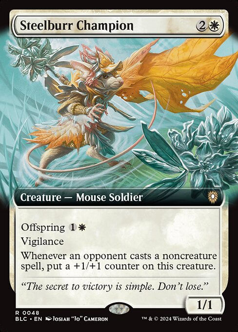 Steelburr Champion (blc) (48) / Extended Art