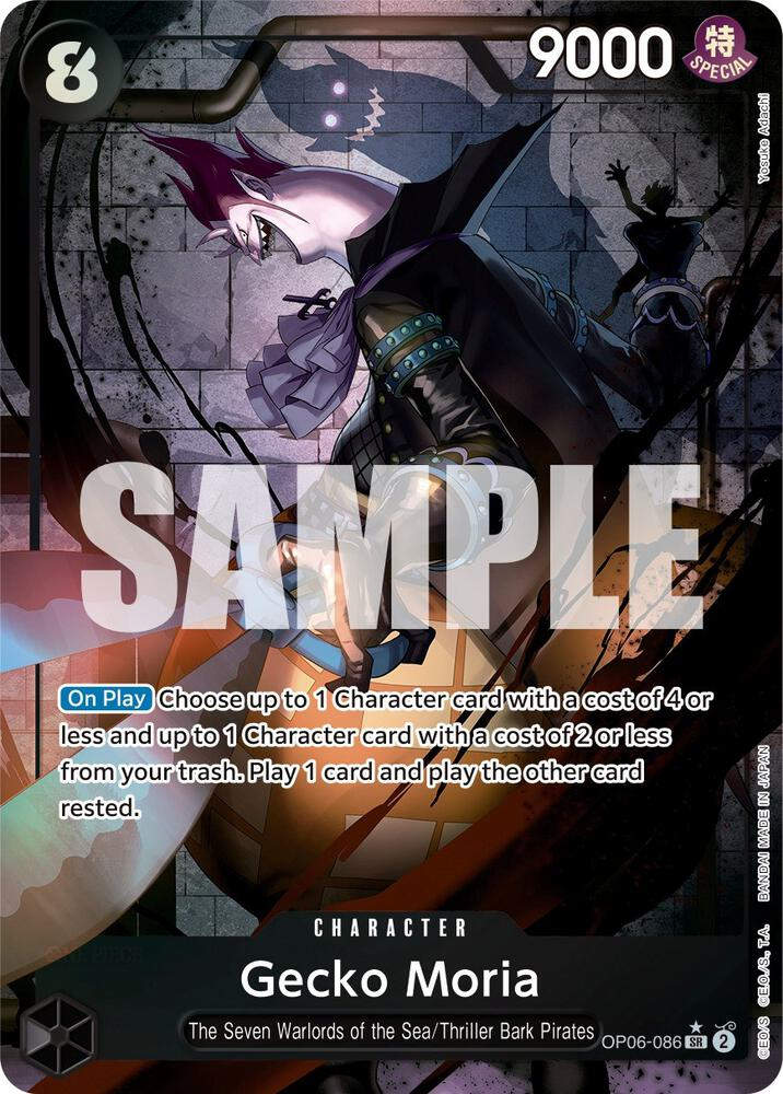 Gecko Moria (086) (Alternate Art) (OP06-086) / Foil