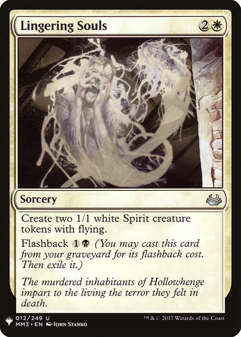 Lingering Souls (PLST) (MM3-12)