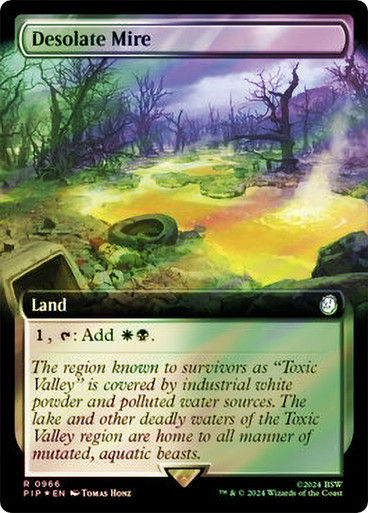 Desolate Mire (pip) (966) / Extended Surge Foil