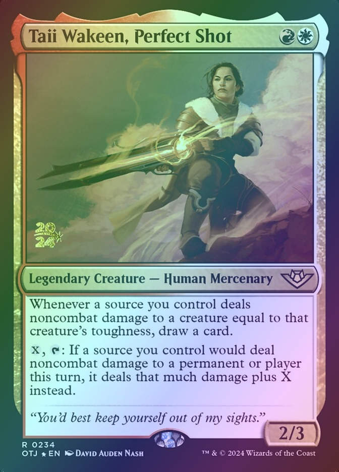Taii Wakeen, Perfect Shot (POTJ) (234s) / Foil