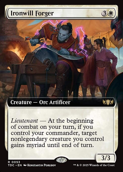 Ironwill Forger (TDC) (53) / Extended Art