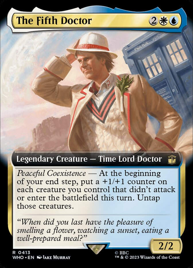 The Fifth Doctor (WHO) (413) / Extended Art