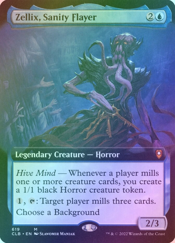 Zellix, Sanity Flayer (CLB) (619) / Extended Art / Foil