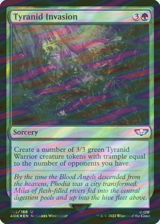 Tyranid Invasion (40K) (102★) / Surge Foil