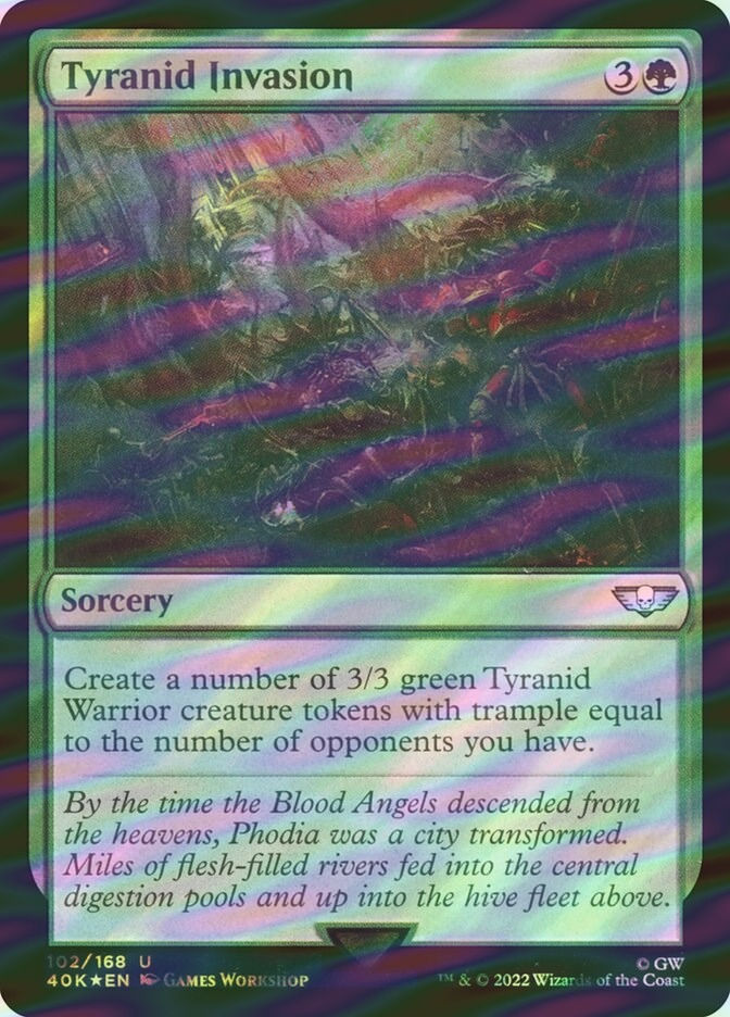 Tyranid Invasion (40K) (102★) / Surge Foil
