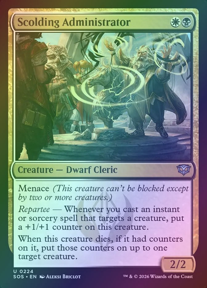 Scolding Administrator (SOS) (224) / Foil