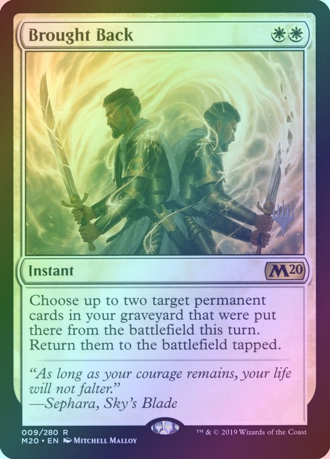 Brought Back (PM20) (9p) / Foil