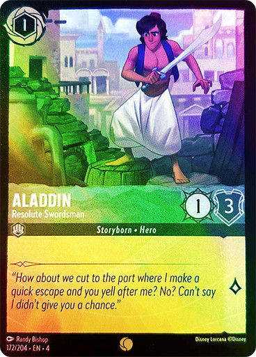 Aladdin - Resolute Swordsman (LOR_URS) / Foil