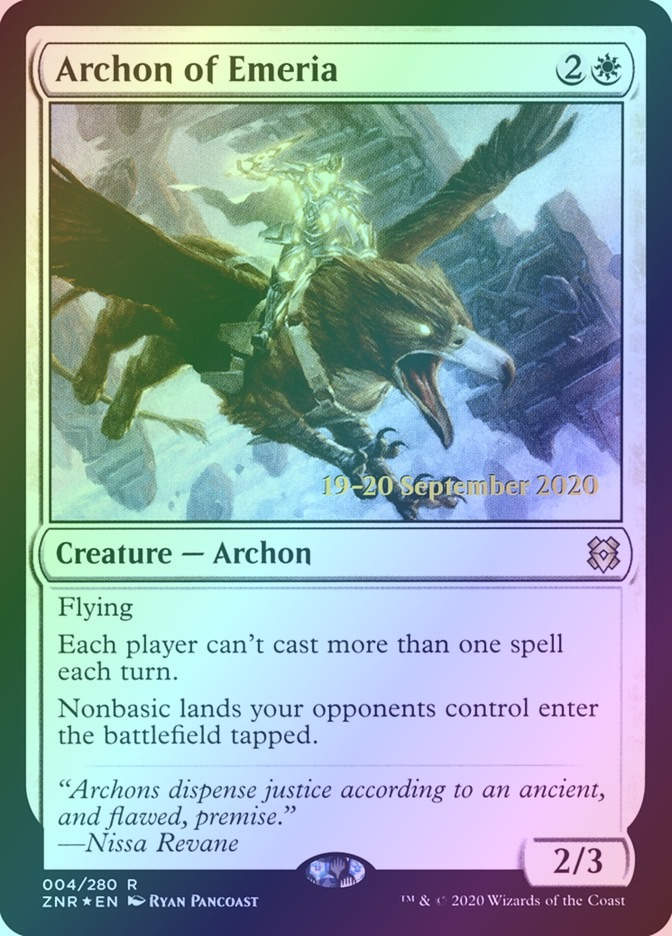 Archon of Emeria (PZNR) (4s) / Foil