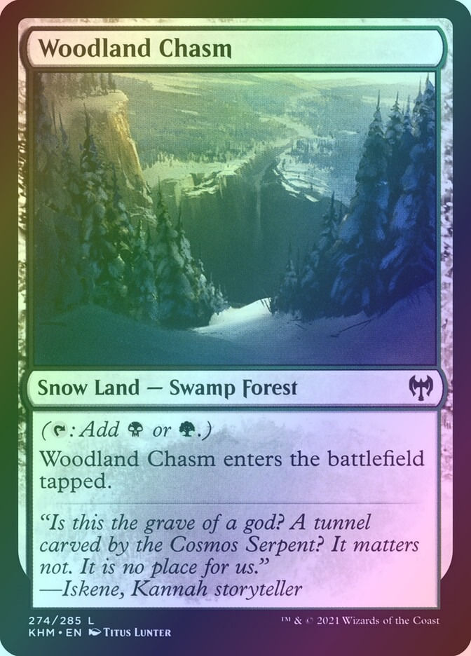 Woodland Chasm (KHM) (274) / Foil