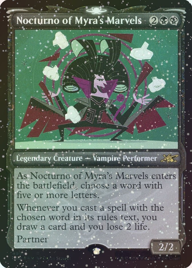Nocturno of Myra's Marvels (UNF) (499) / Showcase / Galaxy Foil