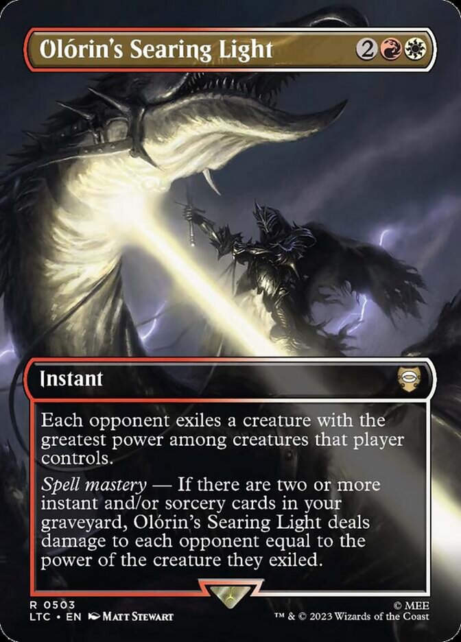 Olórin's Searing Light (LTC) (503) / Borderless