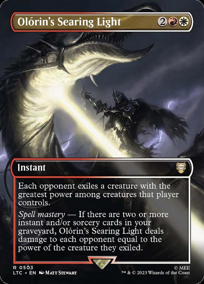 Olórin's Searing Light (LTC) (503) / Borderless
