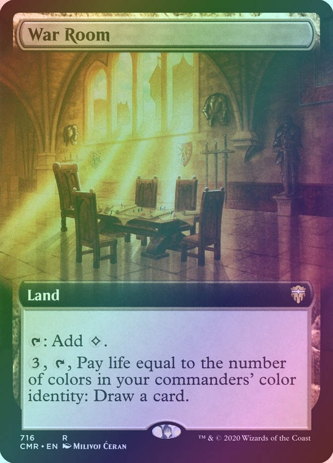 War Room (CMR) (716) / Extended Art / Foil