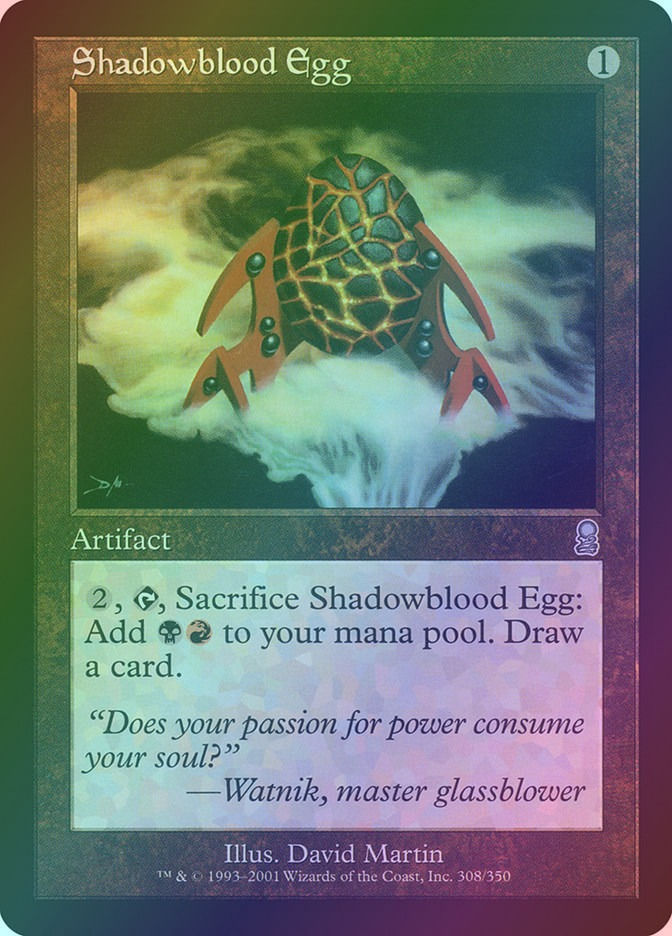 Shadowblood Egg (ODY) (308) / Foil