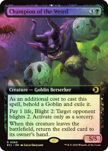 Champion of the Weird (ECL) (360) / Extended Art / Foil
