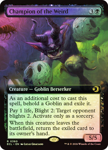 Champion of the Weird (ECL) (360) / Extended Art / Foil