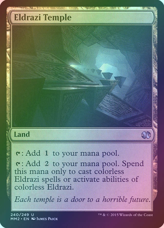 Eldrazi Temple (MM2) (240) / Foil