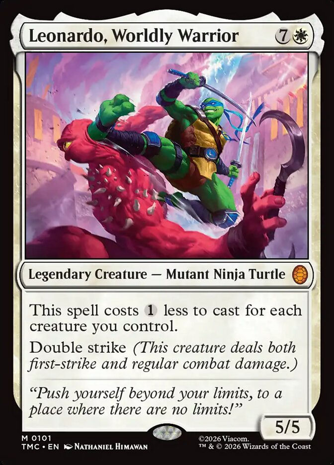 Leonardo, Worldly Warrior (TMC) (101)
