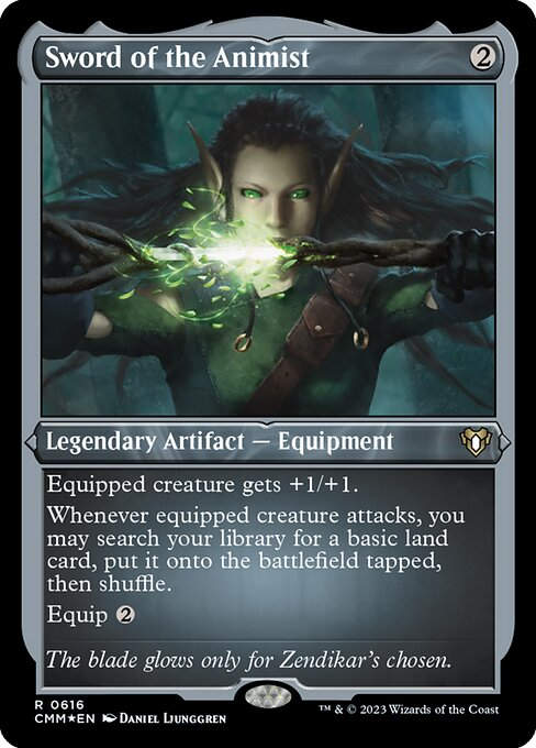 Sword of the Animist (cmm) / Foil Etched